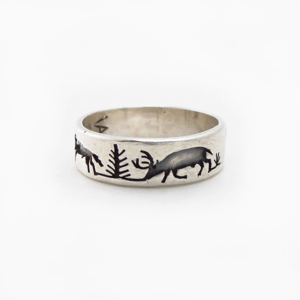 【Vidal Aragon】Kewa "Storyteller" Silver/Gold Ring c.1985～ ①