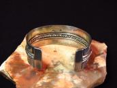 Vtg 【Seligman's】 Navajo 5 Wire Row Wide Cuff Bracelet c.1945