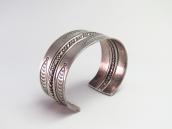 Vtg 【Seligman's】 Navajo 5 Wire Row Wide Cuff Bracelet c.1945