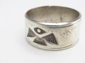 Antique 【BELL TRADING POST】 Thunderbird Silver Ring  c.1935～