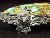 Atq 卍 Stamped Silver Hand Made Thunderbird Shaped Pin c.1930