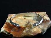 Historic Navajo "FlatTop" Chiseled Ingot Silver Cuff  c.1915