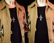 【Carl Luthy Shop】 Santo Domingo Vintage Cross Fob Necklace