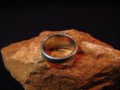Antique Early Navajo Stamped Silver Ring w/TQ  c.1915～