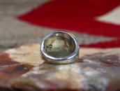 【Johnny Mike Begay】 Navajo Tracks style Wide Ring  c.1960～