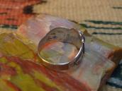 Antique Thunderbird Patched Tourist Silver Ring w/TQ  c.1930