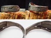 Antique Thunderbird Patched Ingot Cuff Bracelet w/TQ c.1920～