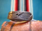 Antique Thunderbird Patched Ingot Cuff Bracelet w/TQ c.1920～