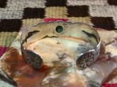 Historic Navajo Repoused & Stamped Ingot Silver Cuff c.1900～
