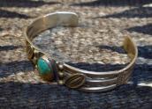 Antique Ingot Shank Cuff Bracelet w/TQ  c.1940