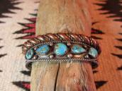 Vintage Twisted Wire Solid Copper Cuff