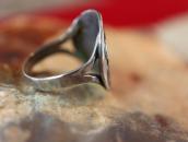 Antique Navajo Valero Star Stamped Concho Face Ring  c.1930～