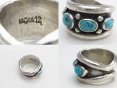 【UITA12/Julian Lovato】 Kewa Vintage Ring w/Turquoise  c.1965