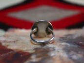 【Austin Wilson】 Vtg Stamped Concho Face Silver Ring  c.1940～