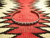 Antique "Silver Arrow" Silver Narrow Cuff  c.1940