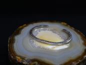 Vtg Navajo Arrows Stamped Ingot Silver Narrow Cuff  c.1950