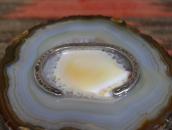 Vintage Navajo Stamped Ingot Silver Narrow Bracelet c.1950