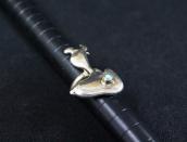 Old Zuni or Navajo 『Snoopy』 Sand Casted Silver Ring  c.1975～