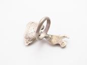 Old Zuni or Navajo 『Snoopy』 Sand Casted Silver Ring  c.1975～