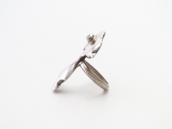 Old Zuni or Navajo 『Snoopy』 Sand Casted Silver Ring  c.1975～