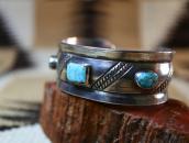 Vtg Attributed to【Austin Wilson】 Repoused Cuff w/TQ c.1945～