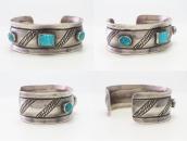 Vtg Attributed to【Austin Wilson】 Repoused Cuff w/TQ c.1945～