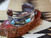 Vtg Attributed to【Austin Wilson】 Repoused Cuff w/TQ c.1945～