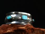 Vtg Attributed to【Austin Wilson】 Repoused Cuff w/TQ c.1945～