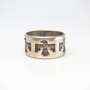 Vintage 【BELL TRADING POST】 Thunderbird Silver Ring  c.1940～