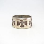 Vintage 【BELL TRADING POST】 Thunderbird Silver Ring  c.1940～