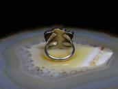 【Rosita & Anselm Wallace】Zuni Desert Rose Inlay Ring  c.1980