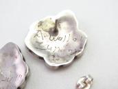 【Anselm Wallace】Zuni Desert Rose Pierced Earrings  c.1970～