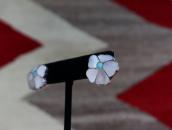 【Anselm Wallace】Zuni Desert Rose Pierced Earrings  c.1970～