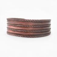 【GARDEN OF THE GODS】Chiseled Ingot Copper Cuff c.1930～