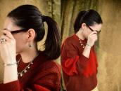 【Francis Leekya】Zuni TQ Inlay Hoop Dangle Earrings  c.1985～