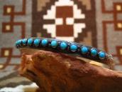 Antique【Maisel's】Triangle Wire Cuff w/15TQ  c.1940