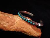 Antique【Maisel's】Triangle Wire Cuff w/15TQ  c.1940