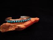 Antique【Maisel's】Triangle Wire Cuff w/15TQ  c.1940