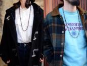 Vintage "Navajo Pearl" Silver Beaded Long Necklace  c.1960～