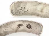 【Hopi Silver Craft Guild】 Vintage Silver Overlay Cuff c.1950