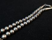 Old Leaf Applique Small Squash Blossom Naja Necklace c.1970～