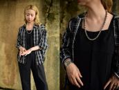 Old "Navajo Pearl" Heavy Handmade Slv Bead Necklace c.1970～