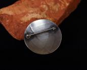 Vtg Navajo Pottery or Basket Bowl Design Overlay Pin c.1945～