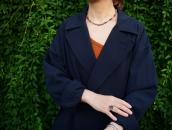 Vintage "Navajo Pearl" Handmade Silver Bead Necklace c.1960～