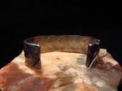 Vintage BasketWeaving Pattern Cast SIL Cuff Bracelet c.1940～