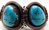 Vintage Heavy Ring with Persian Turquoise  c.1960～