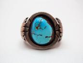 Vintage Heavy Ring with Persian Turquoise  c.1960～