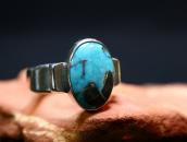 【UITA21/Ganscraft】 Vintage Sliver Ring w/Turquoise  c.1945～
