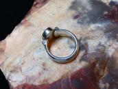 【UITA21/Ganscraft】 Vintage Sliver Ring w/Turquoise  c.1945～