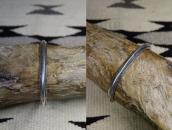 Atq Navajo Arrows Stamped Unique Triangle Wire Cuff  c.1910～